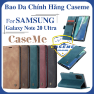 Bao da cao cấp dành cho Samsung Galaxy Note 20 Ultra dạng ví chính hãng Caseme