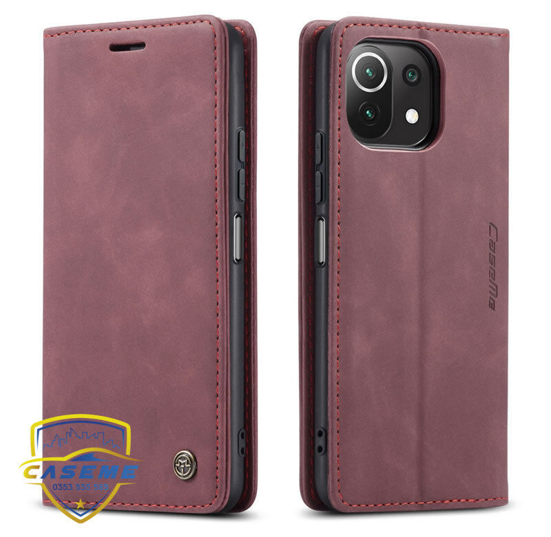 Caseme 013 Xiaomi Mi 11 Lite Case Red 1