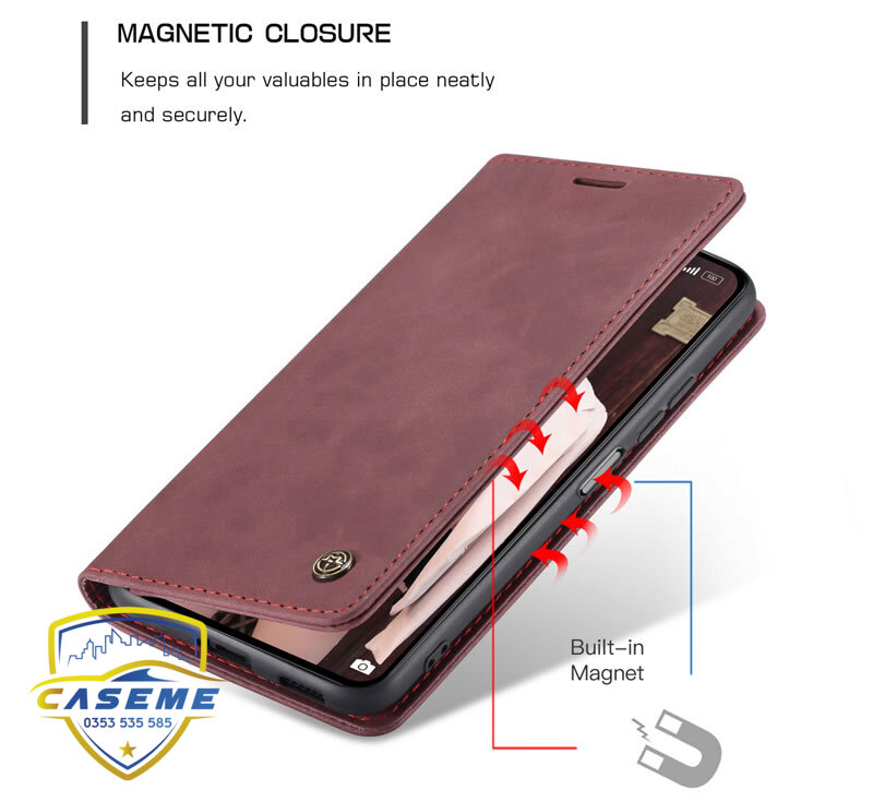 Caseme 013 Xiaomi Mi 11 Lite Case Red 3