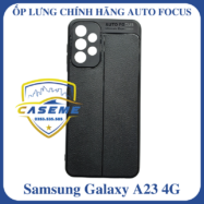Ốp lưng Auto Focus dành cho Samsung Galaxy A23 4G silicon vân da