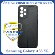 Ốp lưng Auto Focus dành cho Samsung Galaxy A33 5G silicon vân da