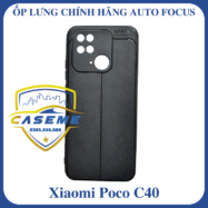 Ốp lưng Auto Focus dành cho Xiaomi POCO C40 silicon vân da