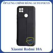 Ốp lưng Auto Focus dành cho Xiaomi Redmi 10A silicon vân da