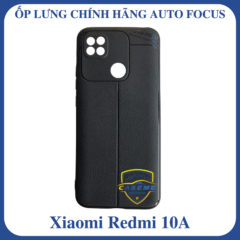 Ốp lưng Auto Focus dành cho Xiaomi Redmi 10A silicon vân da