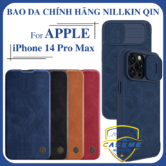 Bao da dành cho iPhone 14 Pro Max chính hãng Nillkin QIN