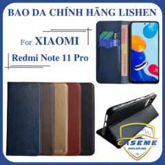 Bao da dạng ví dành cho Xiaomi Redmi Note 11 Pro chính hãng Lishen