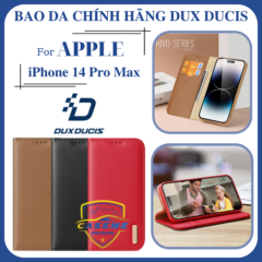 Bao da dành cho iPhone 14 Pro Max chính hãng Dux Ducis Hivo