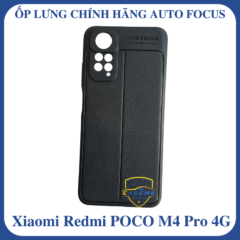 Ốp lưng Auto Focus dành cho Xiaomi POCO M4 Pro 4G silicon vân da