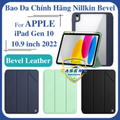 Bao da dành cho iPad 10.9 2022 (Gen 10) chính hãng Nillkin Bevel Leather Case