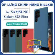 Ốp lưng dành cho Samsung Galaxy S23 Ultra dạng sần chính hãng Nillkin