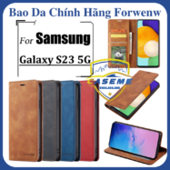 Bao da dành cho Samsung Galaxy S23 dạng ví Forwenw cao cấp