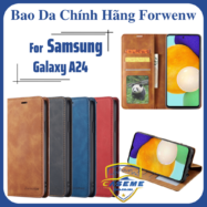 Bao da dành cho Samsung Galaxy A24 dạng ví Forwenw cao cấp