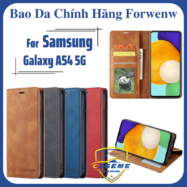 Bao da dành cho Samsung Galaxy A54 5G dạng ví Forwenw cao cấp