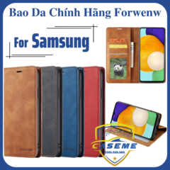 Bao da dành cho Samsung Galaxy S22 Plus dạng ví Forwenw cao cấp