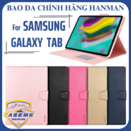 Bao da dạng ví dành cho Samsung Galaxy Tab S9 Ultra X910/X916 chính hãng Hanman có quai cài