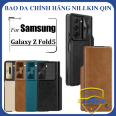 Bao da dành cho Samsung Galaxy Z Fold5 chính hãng Nillkin QIN