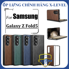Ốp lưng da dành cho Samsung Galaxy Z Fold5 chính hãng X-Level cao cấp