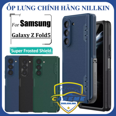 Op Lung Samsung Galaxy Z Fold5 Chinh Hang Nillkin Super Frosted Shield Pro Matte (0)