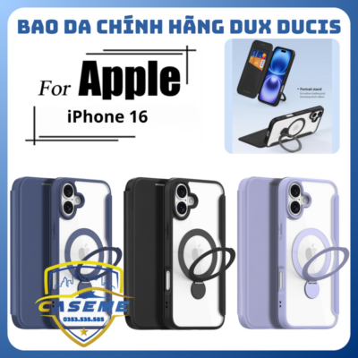 Bao Da Skin X Pro Danh Cho Iphone 16 Chinh Hang Dux Ducis (1)