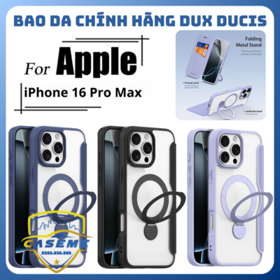 Bao Da Skin X Pro Danh Cho Iphone 16 Pro Max Chinh Hang Dux Ducis (1)