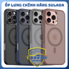 Ốp lưng nhám dành cho iPhone 16 Pro chính hãng SULADA Magsafe