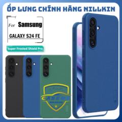 Ốp Lưng Nillkin Dành Cho Samsung S24 FE Dạng Sần Viền Silicon