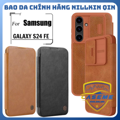 Bao Da Nillkin Qin Pro Danh Cho Galaxy S24 Fe Thiet Ke Sang Trong Bao Ve Toan Dien (1)