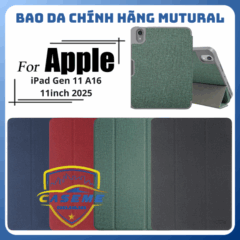 Bao da dành cho iPad Gen 11 11.0 2025 kèm khay đựng bút chính hãng Mutural