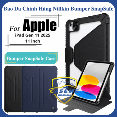 Bao Da Danh Cho Ipad Gen 11 11 0 2025 Nillkin Bumper Snapsafe Kem Khay Dung But (1)