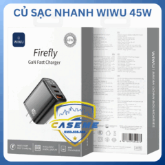 Củ Sạc Nhanh WiWU Firefly 45W PD GaN 3 Cổng USB-C & USB-A – Wi-G011