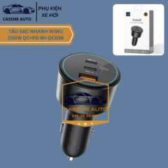Tẩu Sạc Nhanh WiWU Exeed 200W Wi-QC026 – 3 Cổng Sạc USB-A, USB-C QC+PD, Sạc Nhanh Cho Xe Hơi