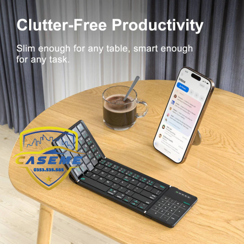 Ban Phim Bluetooth Gap Gon Nillkin Cube Touchpad (6)