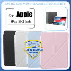 Bao da iPad Gen 9 (2021) 10.2 inch WiWU Classic III GF-003 – mỏng nhẹ, có khe bút, chống sốc