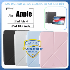 Bao da iPad Air 4 (2020) 10.9 inch WiWU Classic III GF-003 – mỏng nhẹ, có khe bút, chống sốc