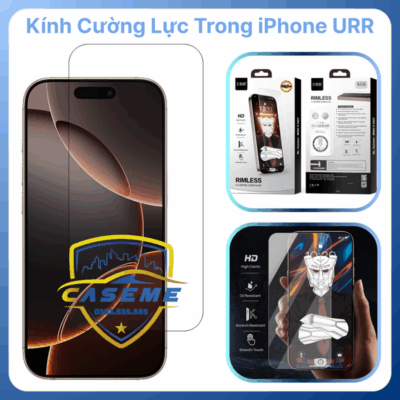 Kính cường lực URR iPhone 17 Pro Max trong suốt 9H