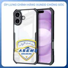 Ốp Lưng XUNDD iPhone 17 – Chống Sốc, TPU + Acrylic Trong Suốt, Bảo Vệ Camera
