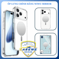 Ốp Lưng Trong Suốt WiWU MIRROR MCC-701 cho iPhone 17 Pro Max – Hỗ Trợ Sạc Từ Tính