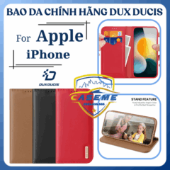 Bao Da Dux Ducis Hivo Series iPhone 17 Kèm Ví Sang Trọng