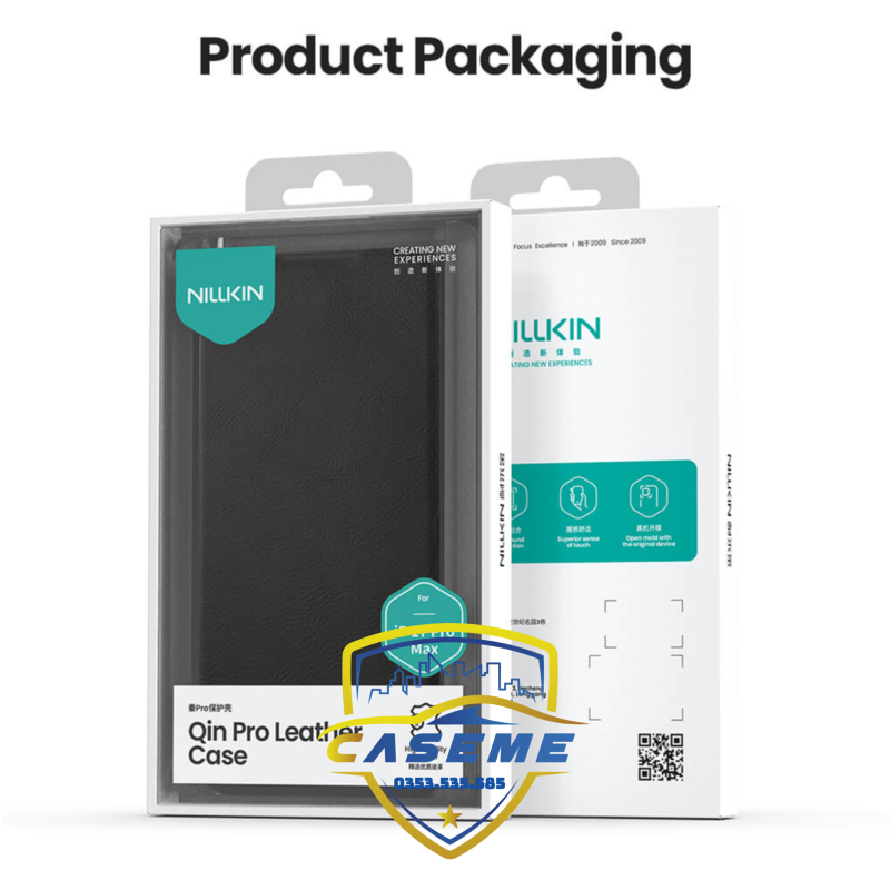 Bao da bảo vệ 360 độ cho iPhone 17 Pro 17 Pro Max chính hãng Nillkin