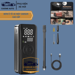 Máy bơm lốp mini CARSUN C3106 – Pin 4000mAh, nhỏ gọn, đa năng