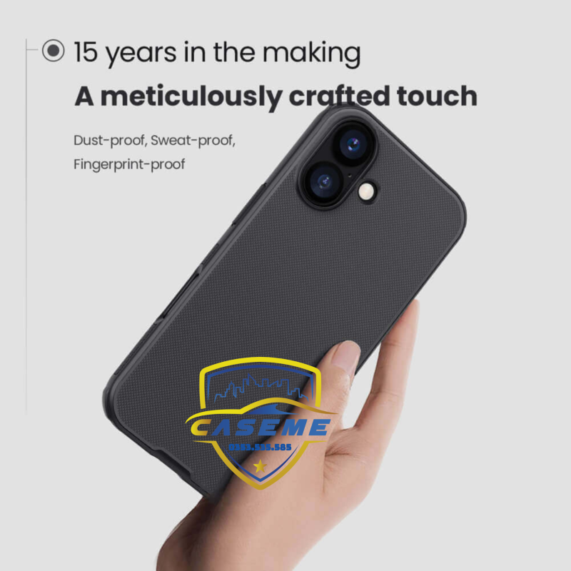 Ốp lưng iPhone 17 Nillkin Super Frosted Shield Pro Matte mỏng nhẹ ôm sát thân máy