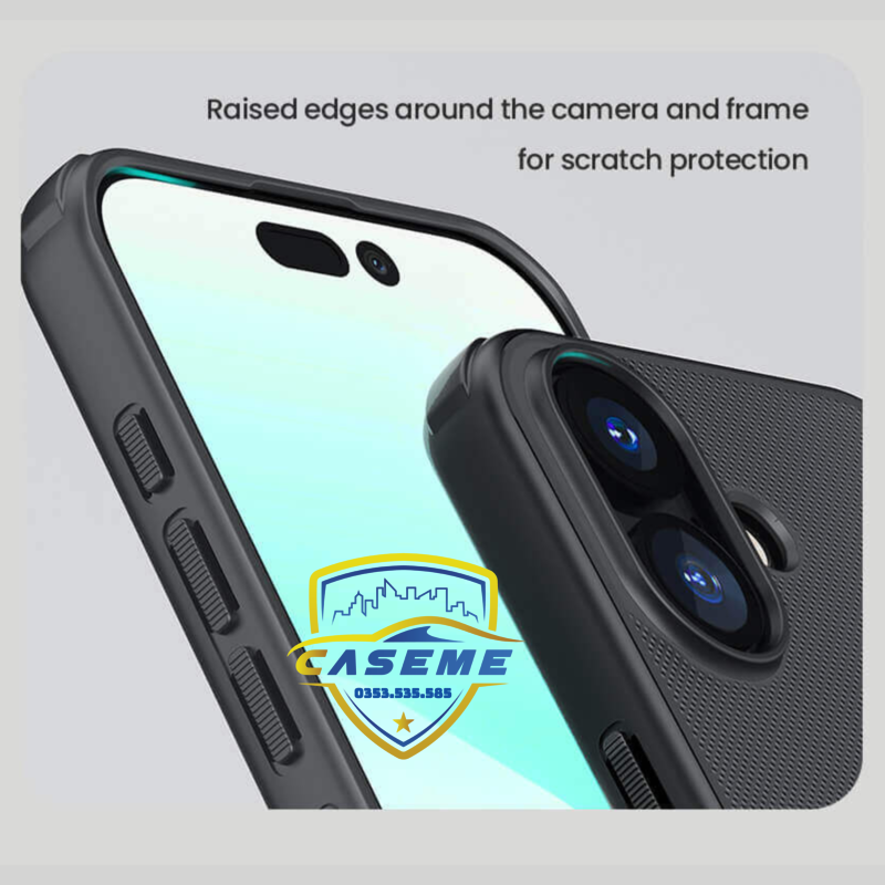 Ốp lưng Nillkin Super Frosted Shield Pro Matte cho iPhone 17 chống va đập cực tốt