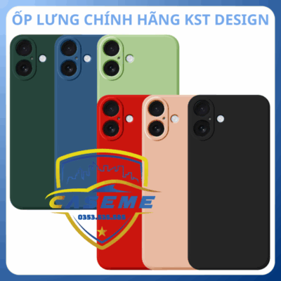 Ốp lưng KST Design silicon chống bẩn cho iPhone 17