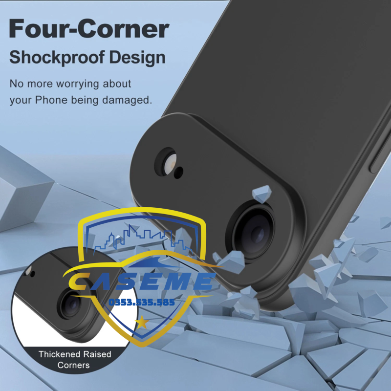 Ốp lưng silicon dẻo KST Design cho iPhone Air và iPhone 17 series