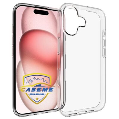 Ốp lưng TPU mềm trong suốt iPhone 17 siêu mỏng