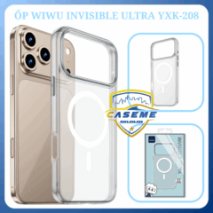 Ốp lưng WIWU Invisible Ultra YXK-208 cho iPhone 17 – Trong suốt, chống sốc
