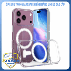 Ốp lưng iPhone 17 Pro Likgus MagSafe trong suốt chính hãng