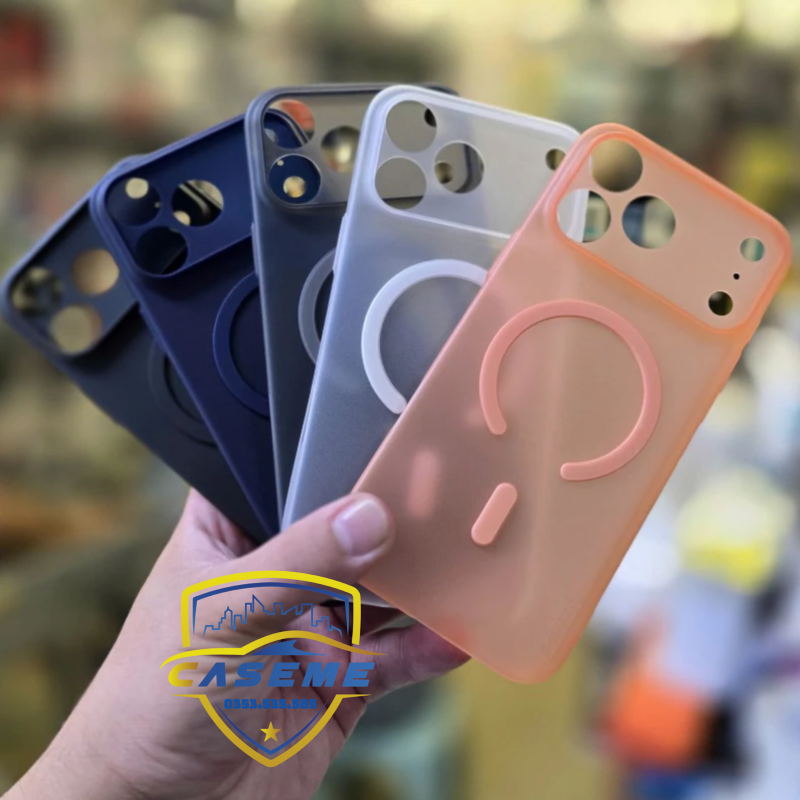 Ốp lưng chính hãng Memumi Slim Case Magnetic iPhone 17 Pro Max