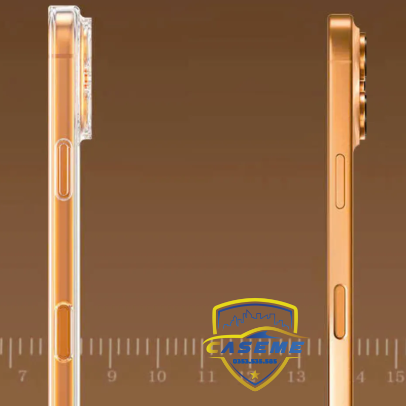 Ốp lưng trong suốt MagSafe Memumi bảo vệ iPhone 17 Pro Max