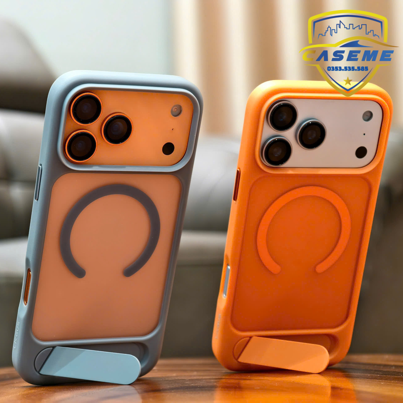 Ốp lưng LIKGUS có giá đỡ gập tiện lợi xem phim cho iPhone 17 Pro Max